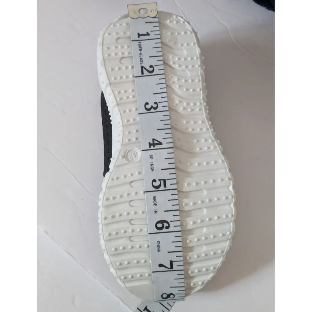 Shein Kids Black & White Gym Shoes Size 1 (32)